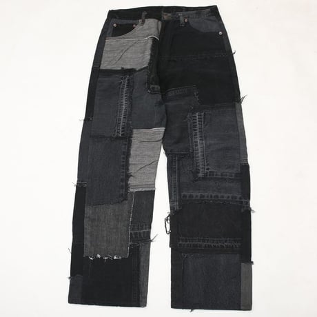 Levi's Patchwork Remake Black Denim Pants