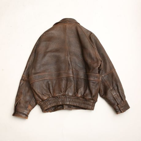 Vintage Brown Leather Jacket