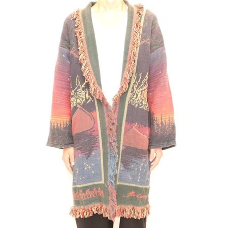 Fringe Design Gobelin Coat