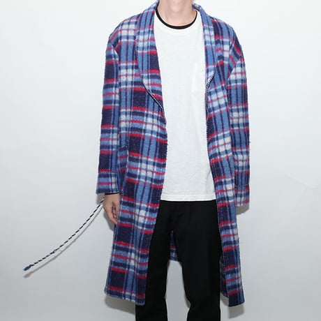 Vintage Flannel Gown Jacket