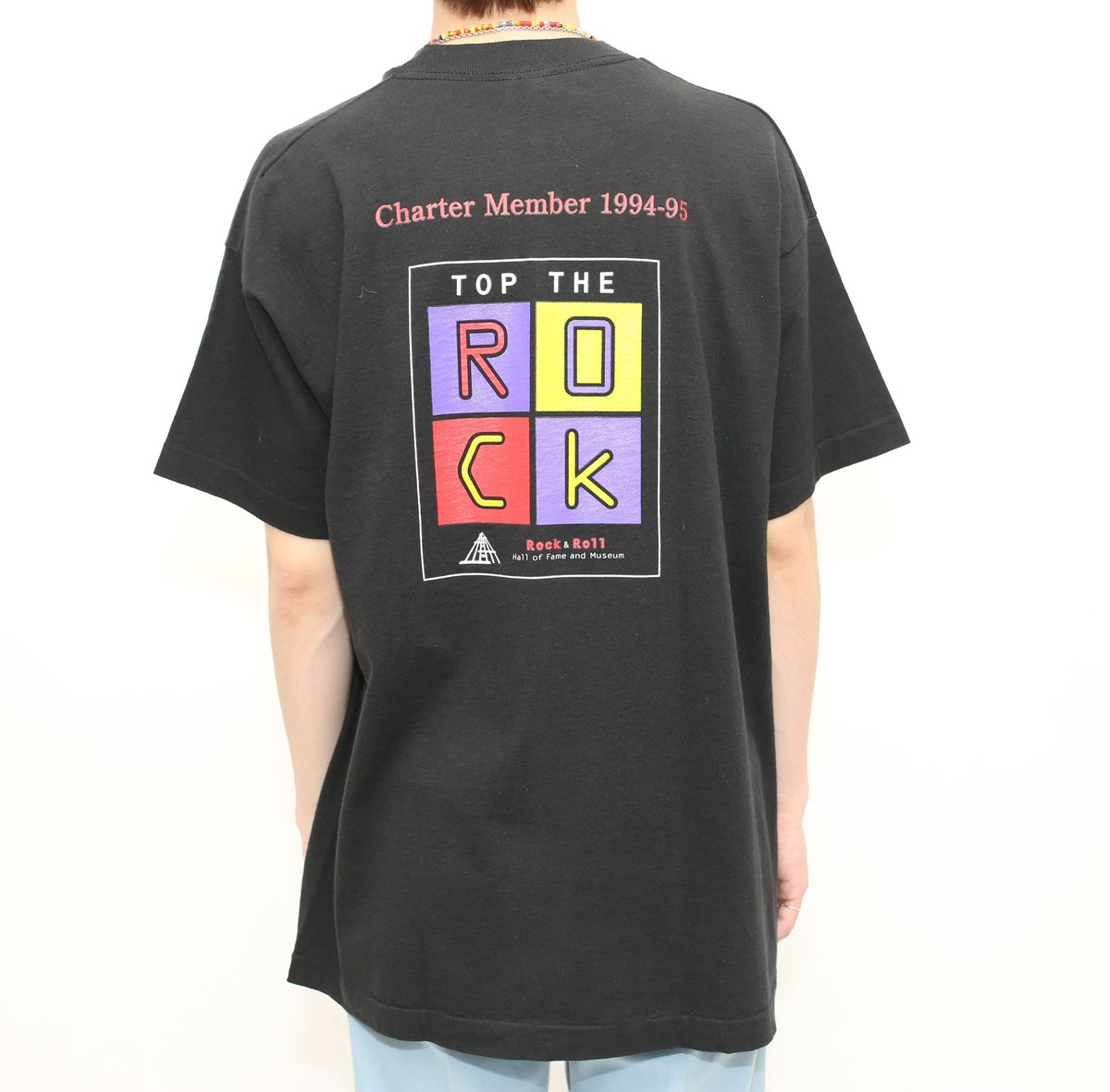 90s ROCK AND ROLL HALL OF FAME バンT USA製 90's Rock and Roll Hall of Fame/ロックンロールの殿堂