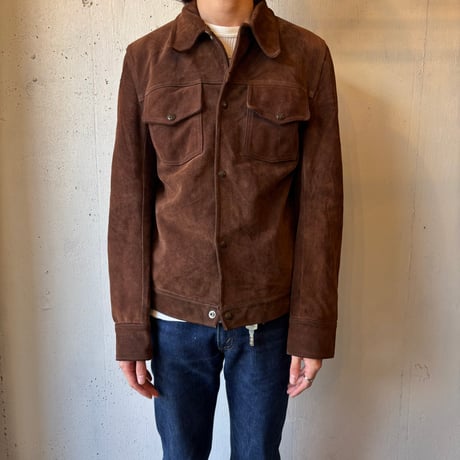 70s Suede Trucker Jacket