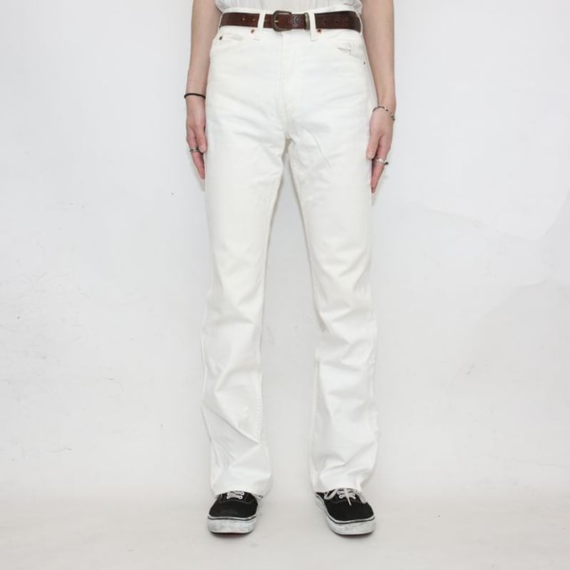 Levi's 517 ホワイトデニム チーフキーフ brrrsos swag Levi's 517 White Denim Pants | Strato