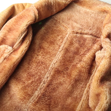 Vintage Mouton Leather Coat