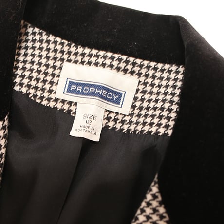 Hound's Tooth Tailored Jacket