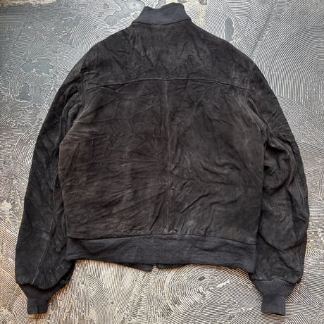 Schott Black Suede Jacket MADE IN USA