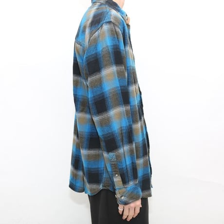 Ombre Check Flannel Shirt