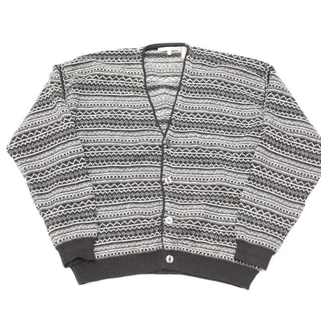 Nordic Pattern Knit Cardigan