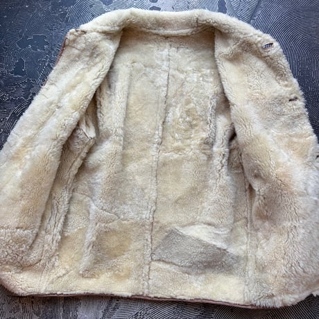 Patchwork Mouton Jacket