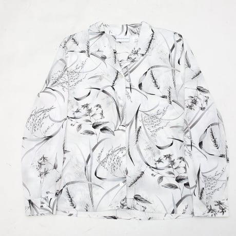 Open Collared Polyester L/S Shirt