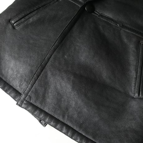 Black Mouton Coat