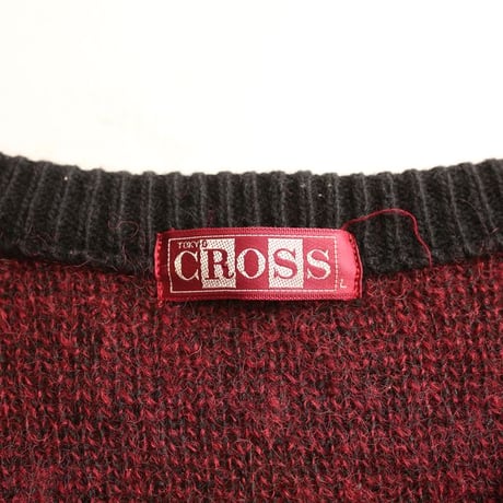 V-Neck Wool Knit Sweater