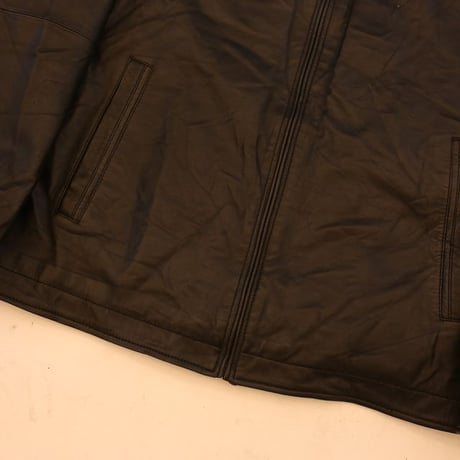 Perry Ellis Black Lambskin Jacket