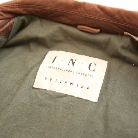A-2 Type Nubuck Leather Jacket Brown