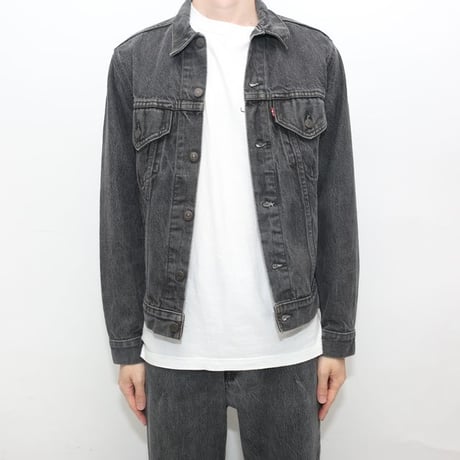 80's Levi's 70506-0259 Black Denim Jacket