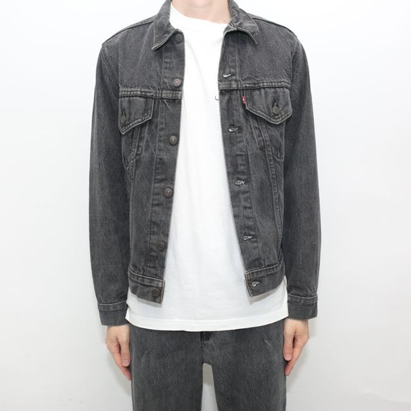 80's Levi's 70506-0259 Black Denim Jacket | Strato