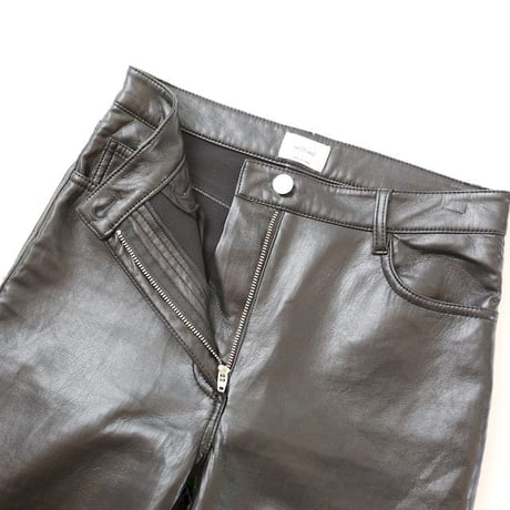 Fake Leather Slim Pants