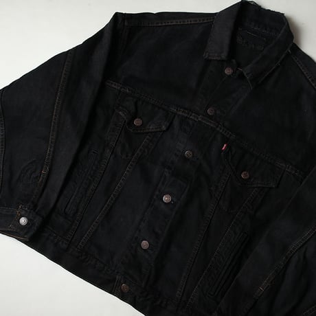 Levis Black Denim Trucker Jacket