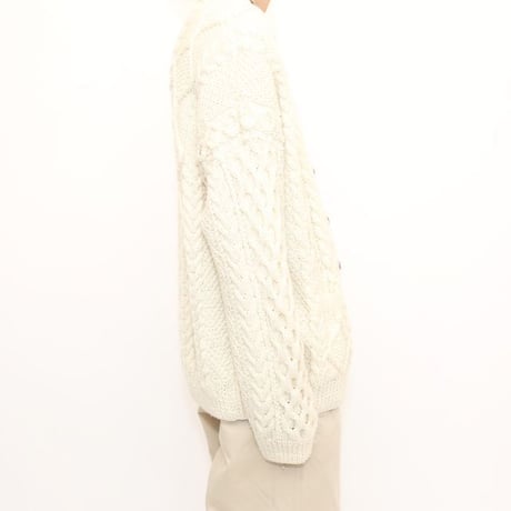 Vintage Cable Knit Cardigan
