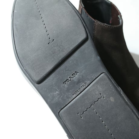 Prada Suede Side Gore Boots プラダ サイドゴアブーツ