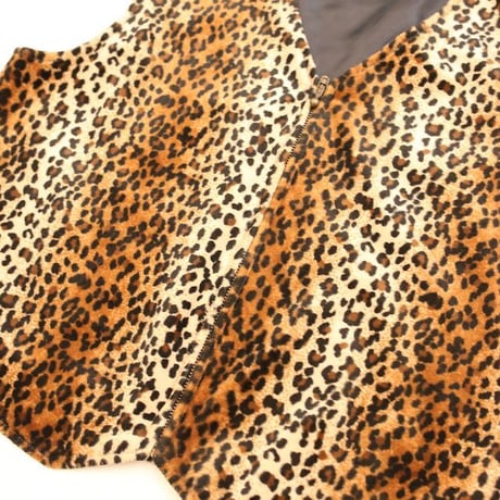 Velours Leopard Vest