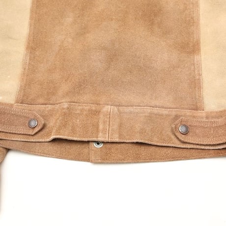 Suede Leather Trucker Jacket