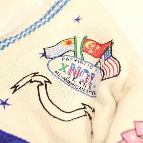 Vintage Funny Pattern Cardigan