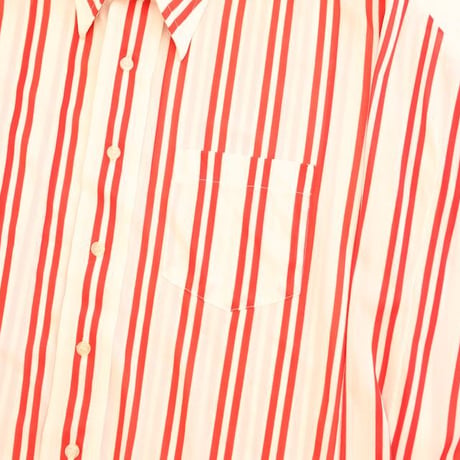 70's Arrow Striped Polyester L/S Shirt