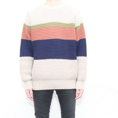 Border Knit Sweater