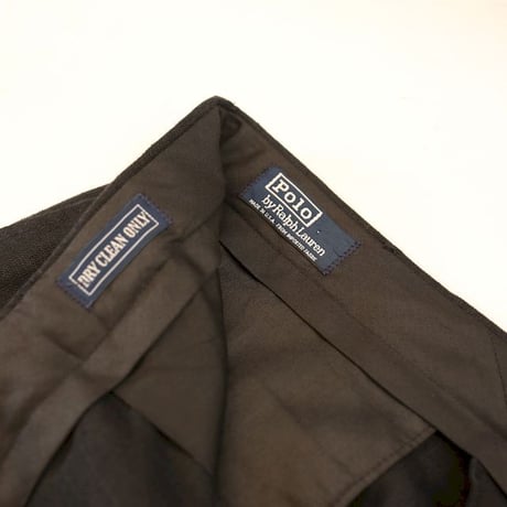 Ralph Lauren Black Linen 2Tac Slacks Pants