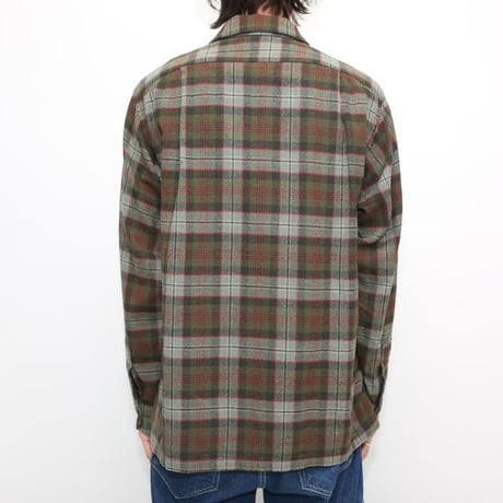 60s Pendleton Wool Plaid Loop Shirt