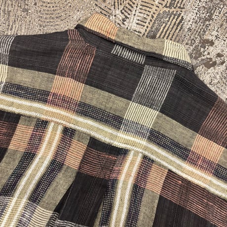 Goouch Indian Cotton Plaid Shirt