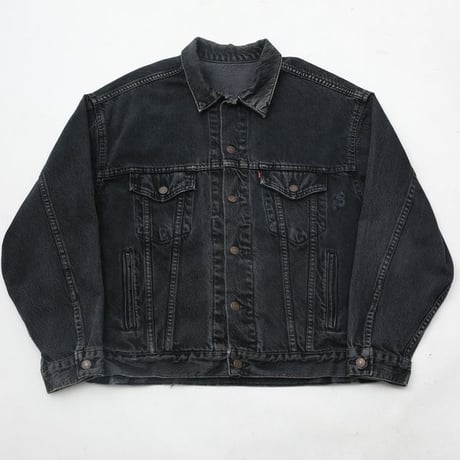 90's Levi's 70507-4858 Black Denim Jacket  MADE IN USA