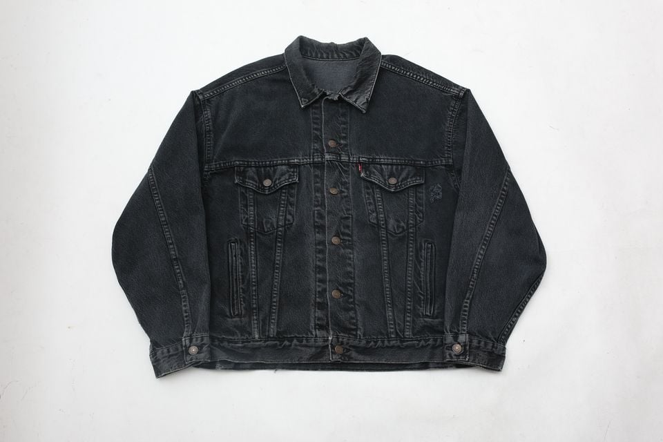 Levi's 70507 88年製 Chemical BLACK USA Levi's 70507 88年製 Chemical BLACK USA Vintage Levi's Black