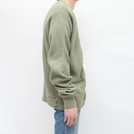 Vintage Acryl Knit Cardigan
