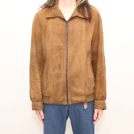 Euro Vintage Nubuck Leather Jacket