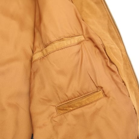 Weatherproof Suede Leather Jacket Loose Silhouette