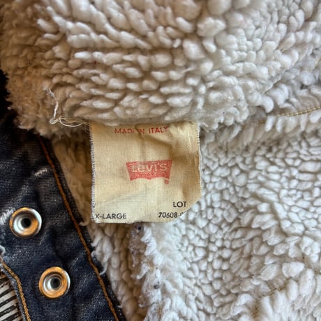 Levi's 70608-0259 Sherpa Trucker Jacket MADE IN ITALY