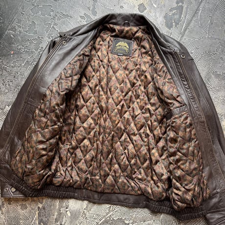 Flight Leather Jacket Brown