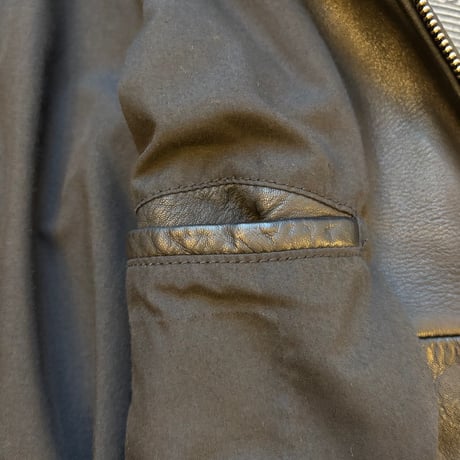 Double Zip Black Leather Jacket