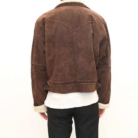 Suede Boa Jacket