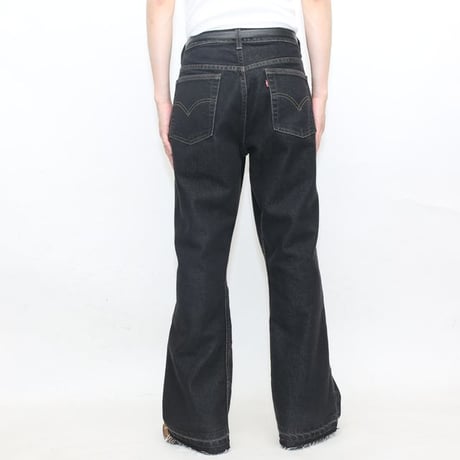 Levi's Wide Flared Black Denim Pants