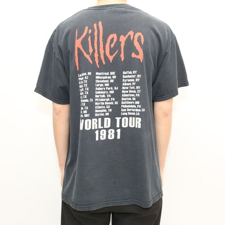 00s Iron Maiden "Killers World Tour 1981" T-Shirt