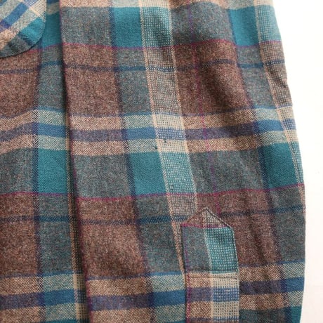 70s Pendleton Wool Plaid Loop Shirt