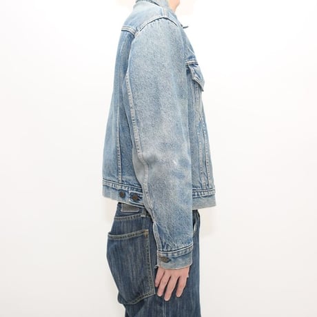 70s Levi's 70505-0317 Denim Jacket With Troy Blanket