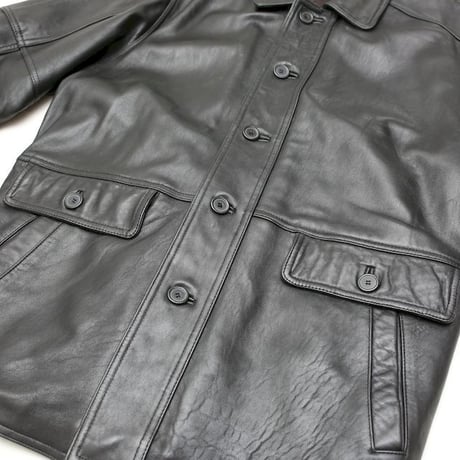 Black Leather Coat