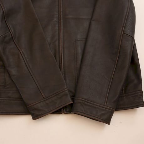 Bernardo Brown Lamb Leather Jacket