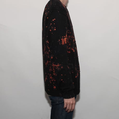 Hard Bleach Wash Cotton Sweater