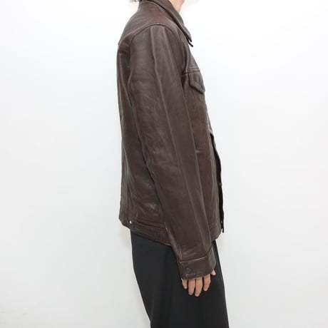 Levi's Leather Trucker Jacket "Big E"