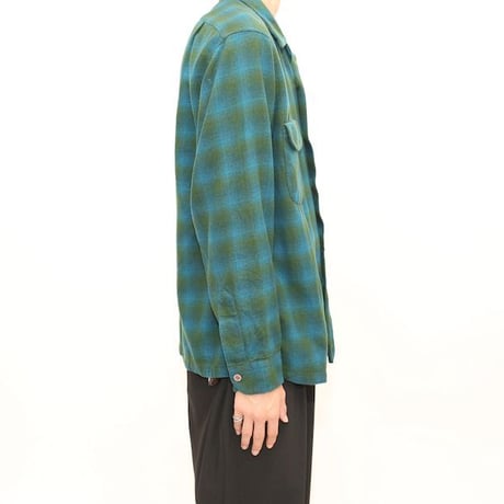 60's Pendleton Open Collared Wool L/S Shirt
